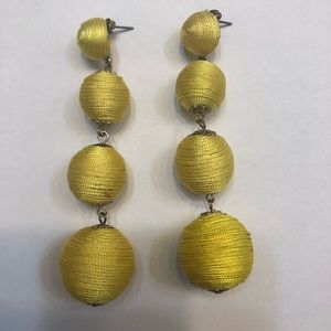 Yellow Drop Earrings